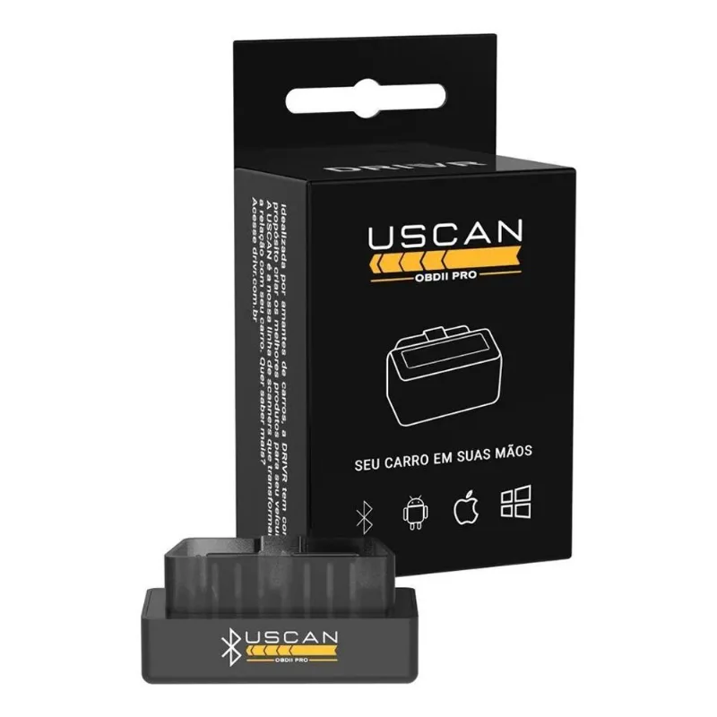 Mini Scanner De Diagnóstico Automotivo Uscan Obd2 Pro Elm327