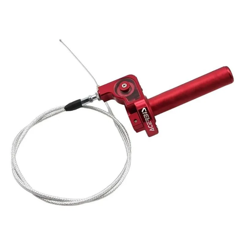 Punho Rápido Acerbis Alumínio C/cabo Crf230 Fan T Vermelho