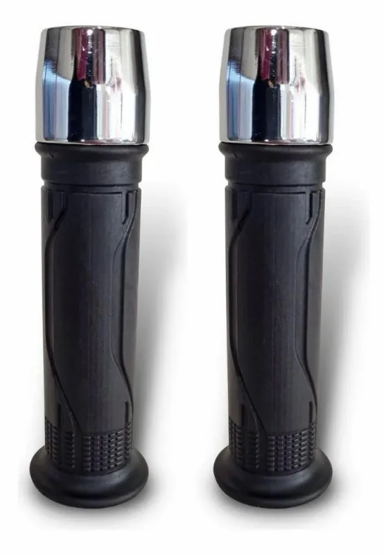 3x Peso Pezinho De Guidao Pcx / Titan 160 Cromado + Manopla