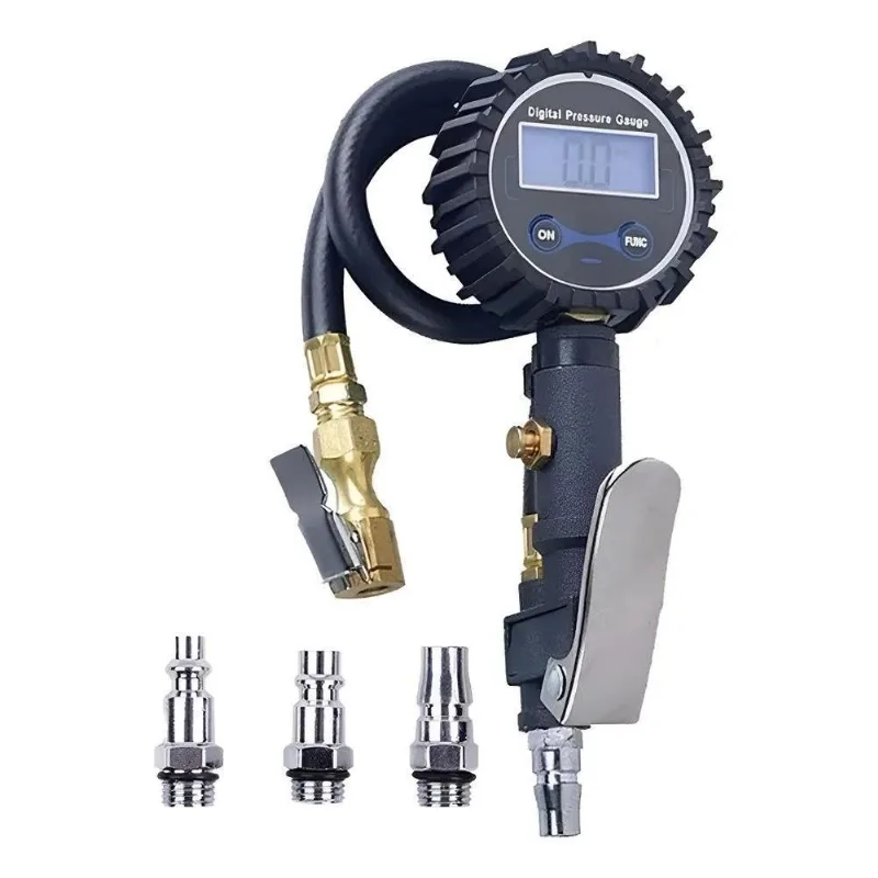 Medidor De Pressão Digital Inflator De Pneu 200-300 Psi