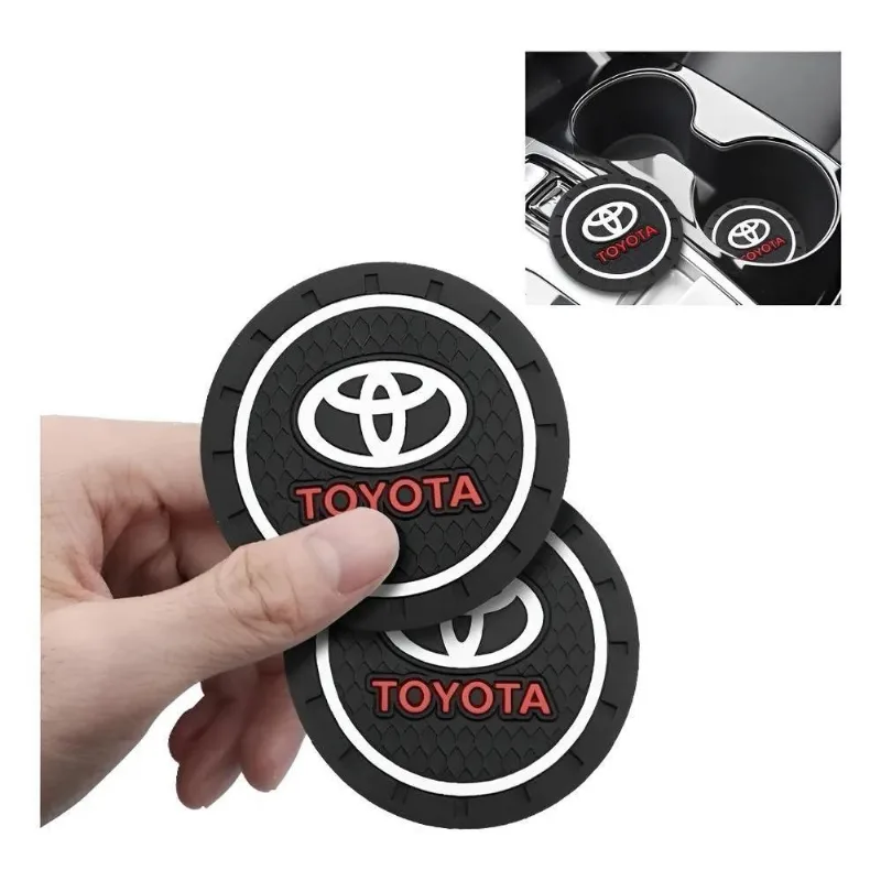 Tapete Silicone Acessórios Porta Copos Toyota Corolla Hilux