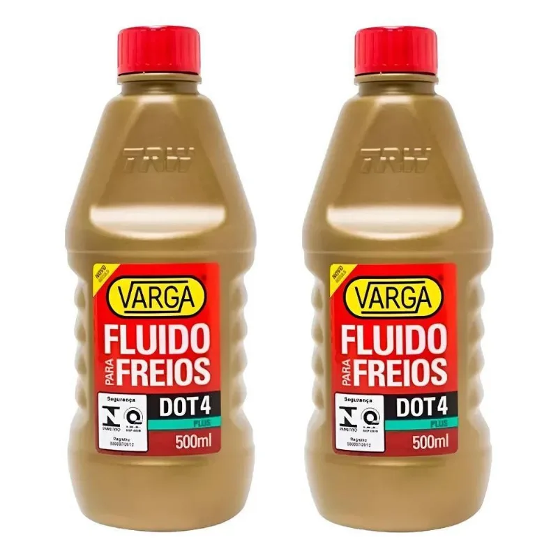Kit Combo 2 Oleo Fluido Freio Dot 4 Trw Varga 500ml