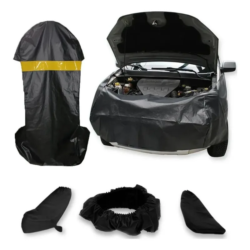 Kit Capa Proteção Completo Mecânico Manutenção Napa Preta