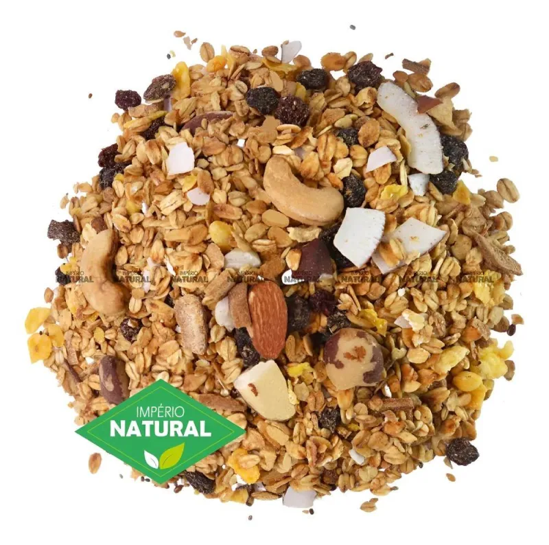 Granola Sem Açúcar Com Frutas E Castanhas - 1kg - Não Informado - Mercearia