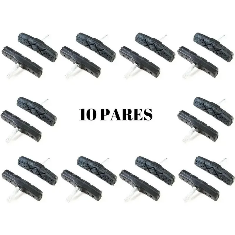 Pastilha Sapata Freio Vbrake Pino 70mm Bike Silbike 10par