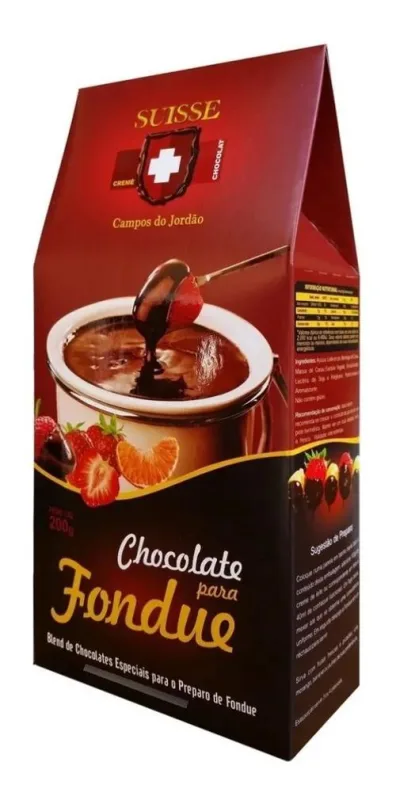 Fondue De Chocolate Fondue Suisse Chocolat Tradicional Suíço - Não Informado - Mercearia