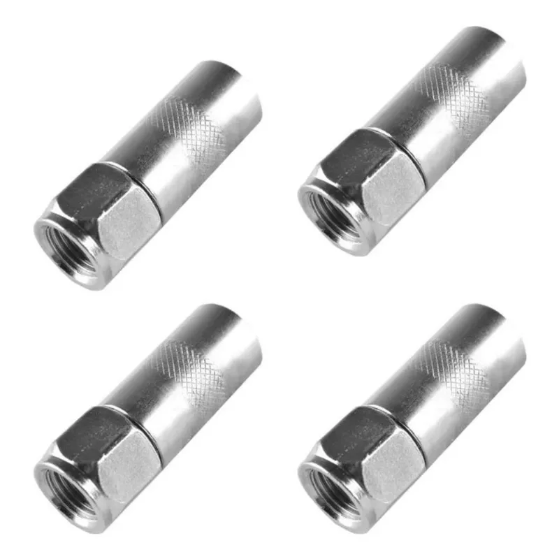 10x Kit 4 Bico Pino Bomba Engraxadeira Acoplador Hidraulico