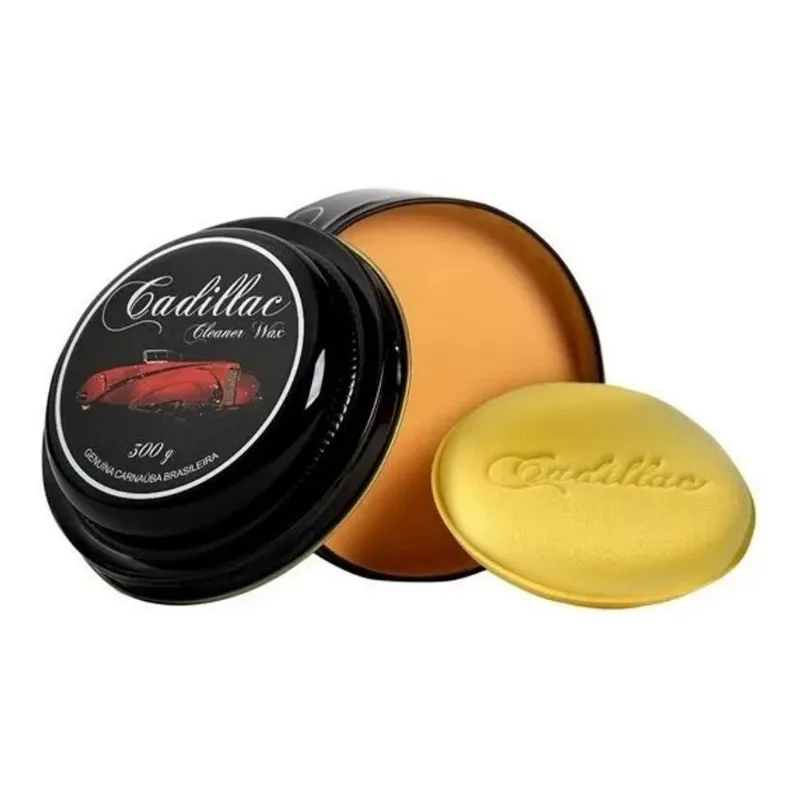 5x Cera De Carnauba Automotiva Cadillac Cleaner Wax 300g