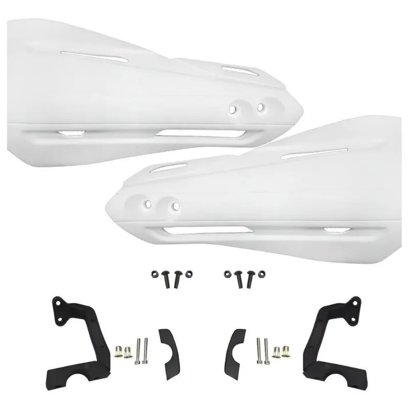 Protetor De Mão Moto Rx Haste Nylon Universal Trilha M Branc