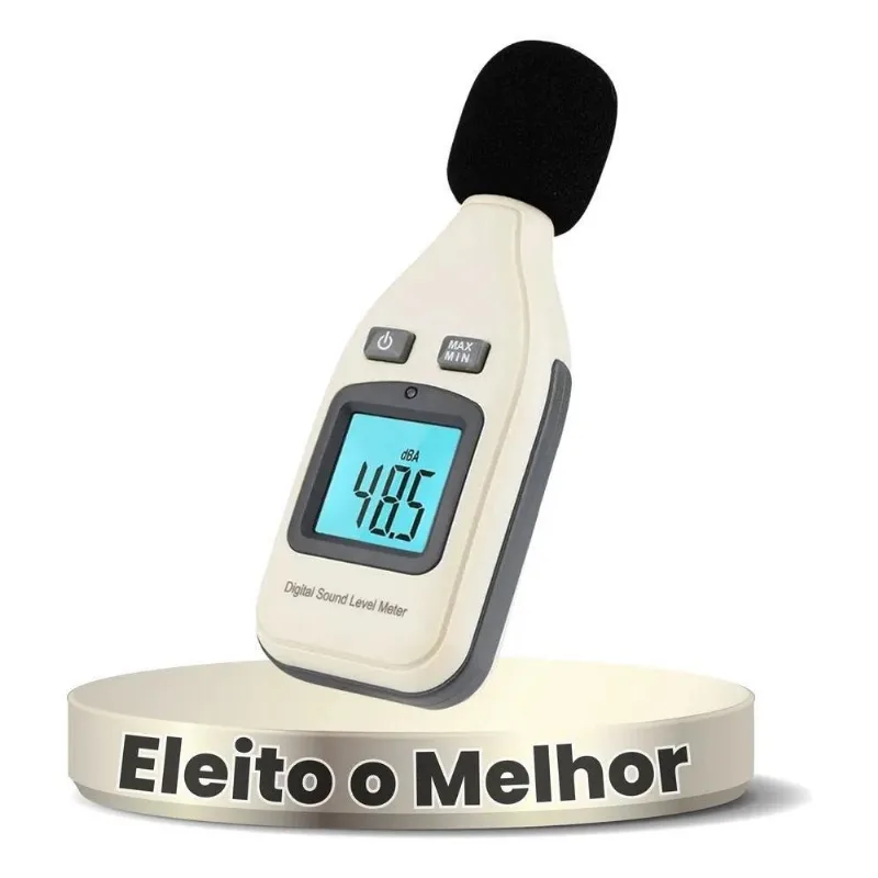 3x Decibelimetro Profissional Digital Mede Som E Rúido C/