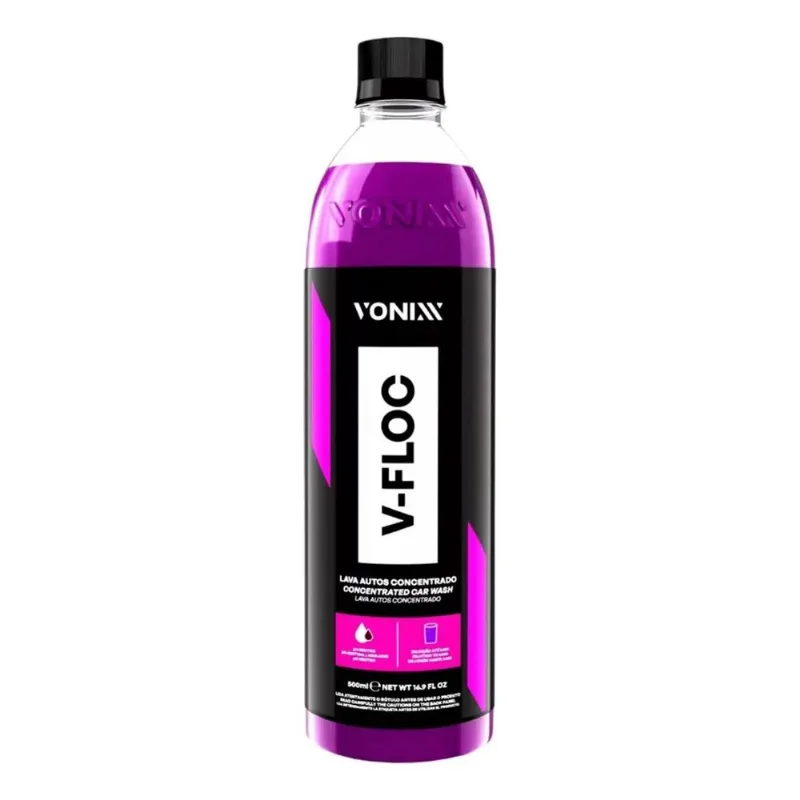 Shampoo Automotivo Neutro Concentrado V-floc 500ml Vonixx