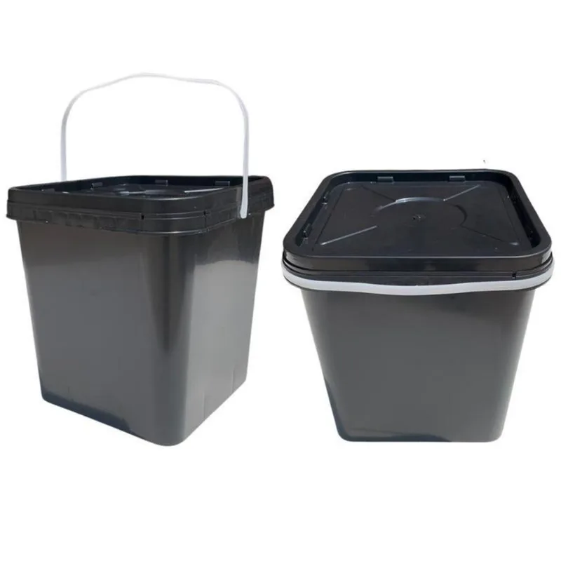 Balde Quadrado 16L Para Guincho Com Tampa