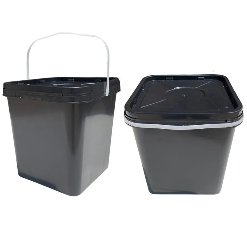 Balde Quadrado 16L Para Oleo Automotivo - Não Disponível - Automotivo