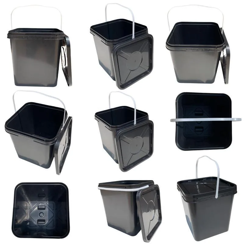 Balde Quadrado 16l Para Óleo Mineral Com Tampa