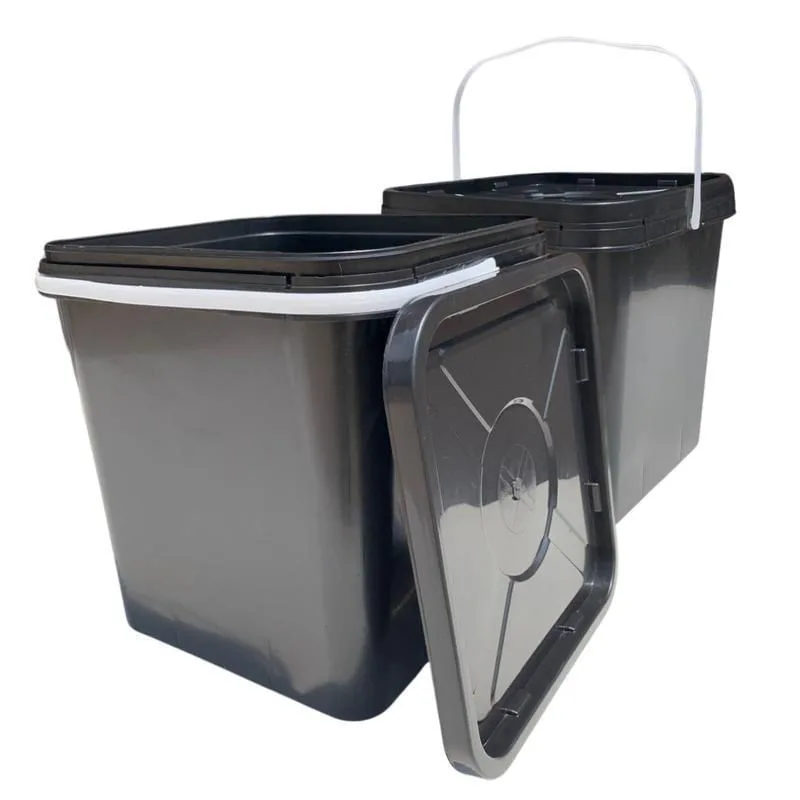 Balde Quadrado 16L Para Óleo Automotivo 02 Pçs - Não Disponível