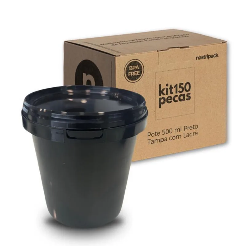 Pote Plástico Para Leite Materno - Kit Com 150 Pçs