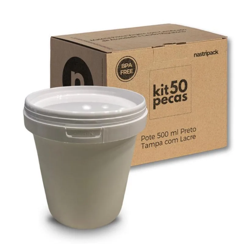 Pote Para Leite - Kit Com 50 Pçs