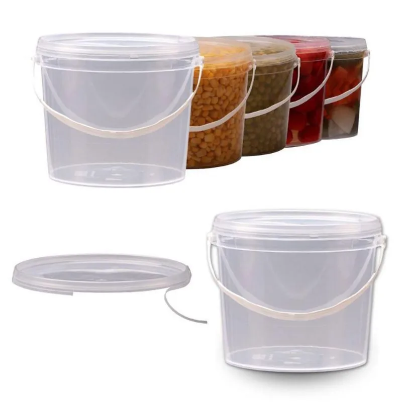 Balde Para Alimentos Com Tampa Lacrável 5 Pçs