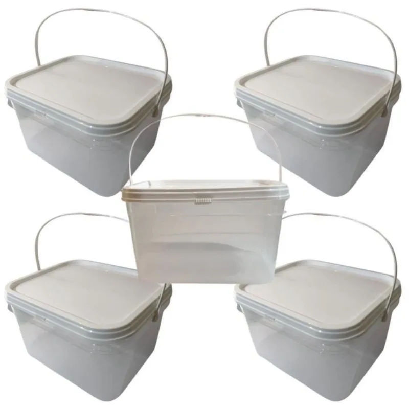 Baldes Pequenos De Plastico-Kit 5 Pçs