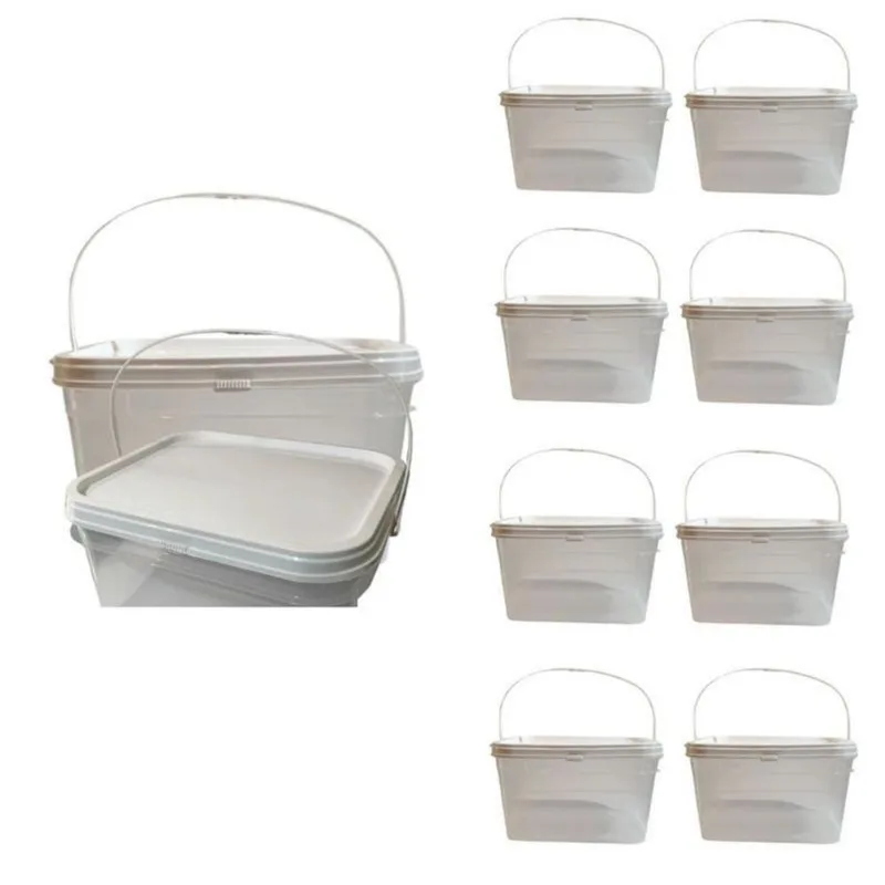 Balde Para Oleo De Moto 2.4l Transparente-kit 8 Pçs