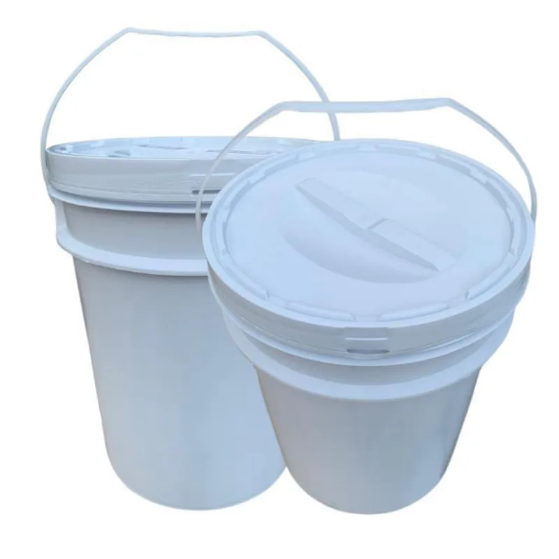Balde Hospitalar 20L Tampa De Rosquear - Kit 2 Pçs