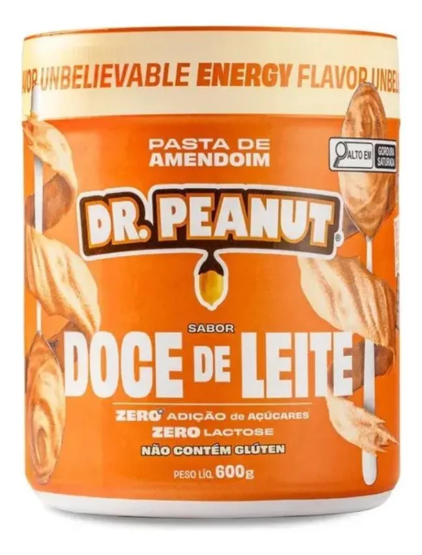 Pasta De Amendoim Sabor Doce De Leite 600g - Dr. Peanut - Não Informado - Mercearia