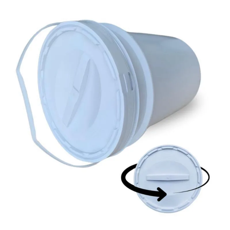 Balde 20L Com Tampa De Rosca Para Entregas - Kit 18 Pçs