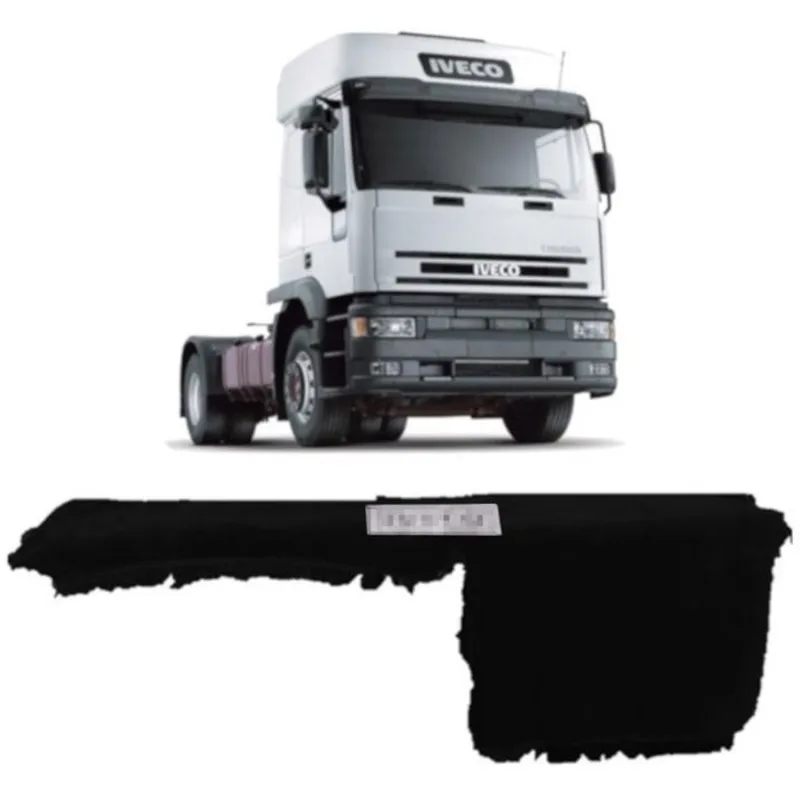 Capa De Painel Chinil Com Logo Para Iveco Eurotech Preto