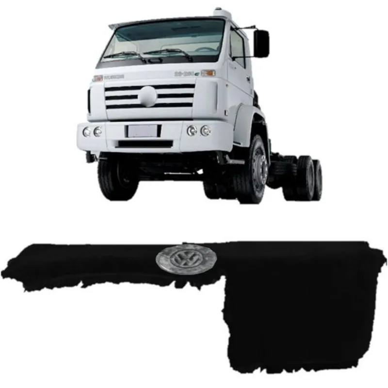 Capa De Painel Chinil Com Logo Para Vw Worker 2000 Preto