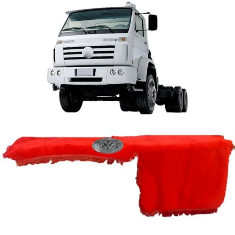 Capa De Painel Chinil Com Logo Para Vw Worker 2000 Vermelho
