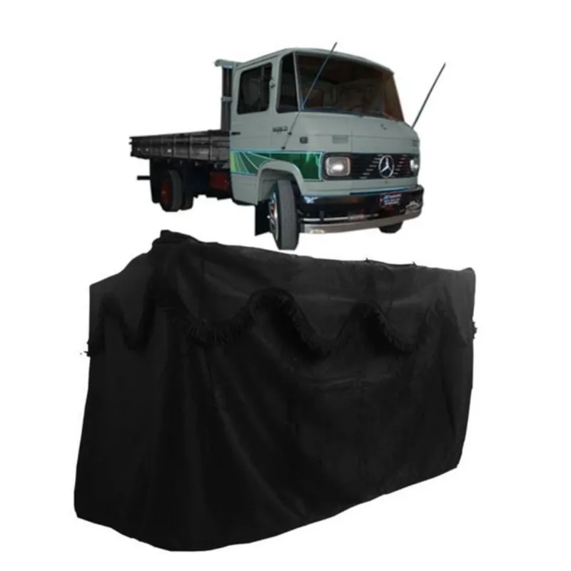 Cortina Chinil Frente E Laterais Para Mb 608 Preto