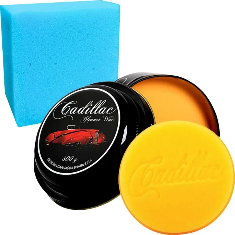 10x Cera De Carnaúba Automotiva Cadillac Cleaner Wax 300g