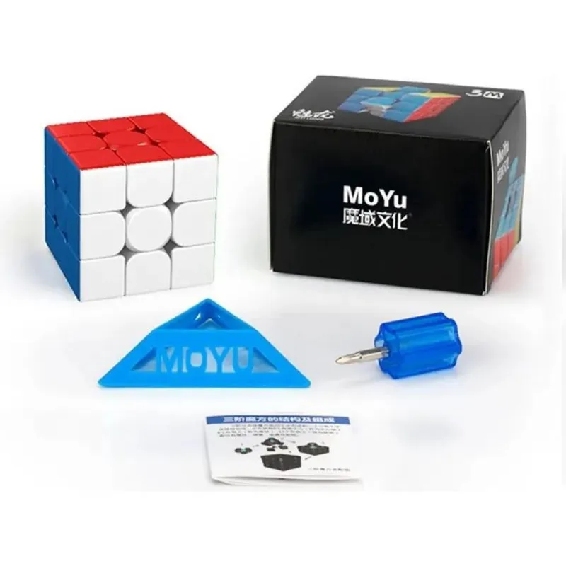 2x Cubo Mágico Moyu Meilong 3x3 Magnético 3m Speedcube Veloc