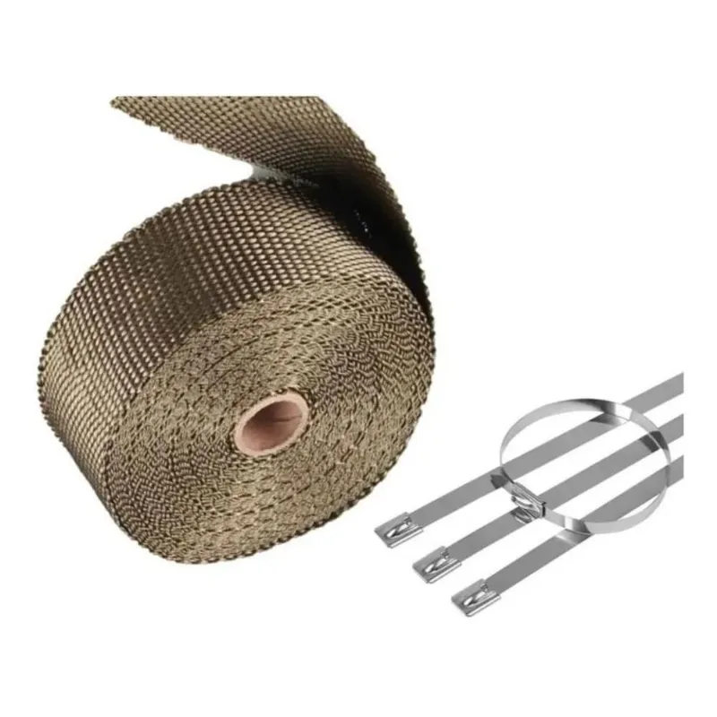 5x Fita Termotape Titanium Manta Térmica Escapamento 5m 6 Zi