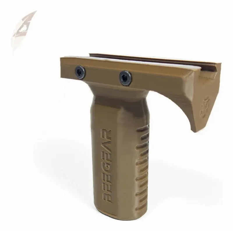 2x Front Grip Vertical Tático Foregrip Finger Stop Trilho 22