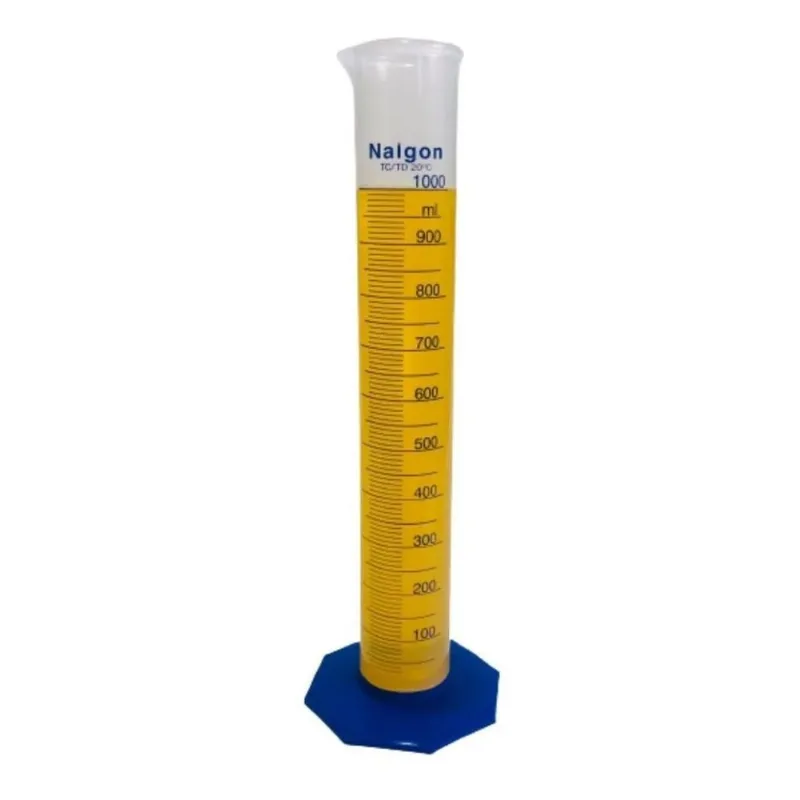 2x Proveta Plástica Graduada 1000ml (polipropileno) - Nalgon
