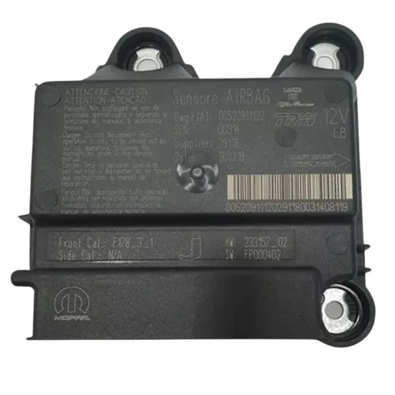 Modulo Central Air Bag Fiat Strada 2013 A 2020 (52091112)