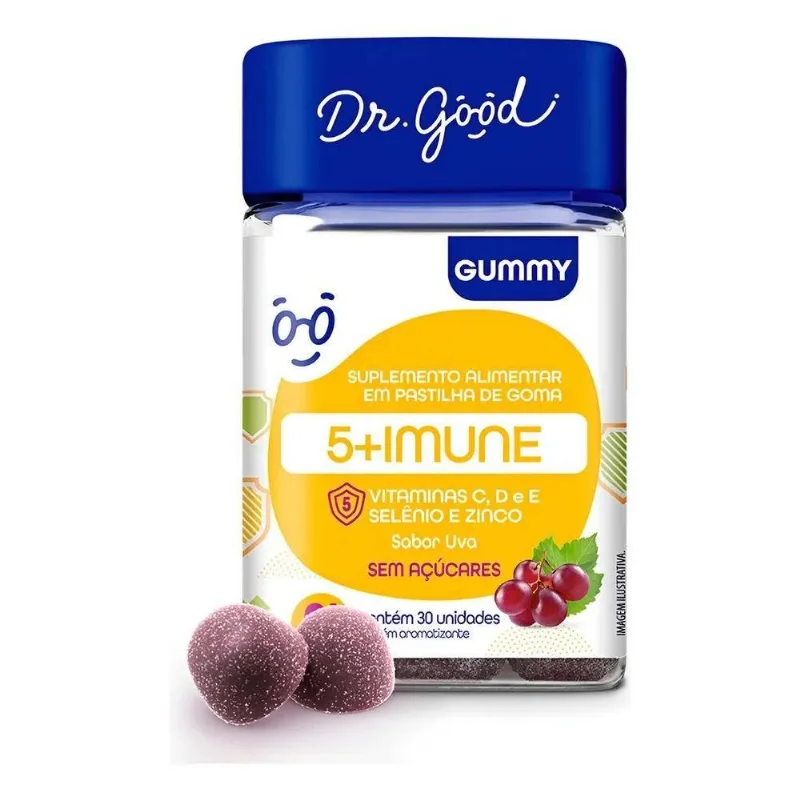 Vitamina C, D, E, Selênio E Zinco Em 30 Gomas - Fini Dr Good