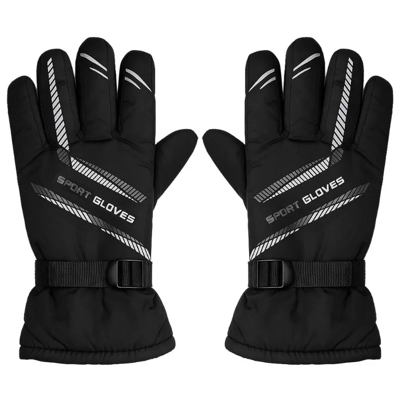 Luva Para Motoqueiro Térmica Impermeável Peludo P/frio Inverno