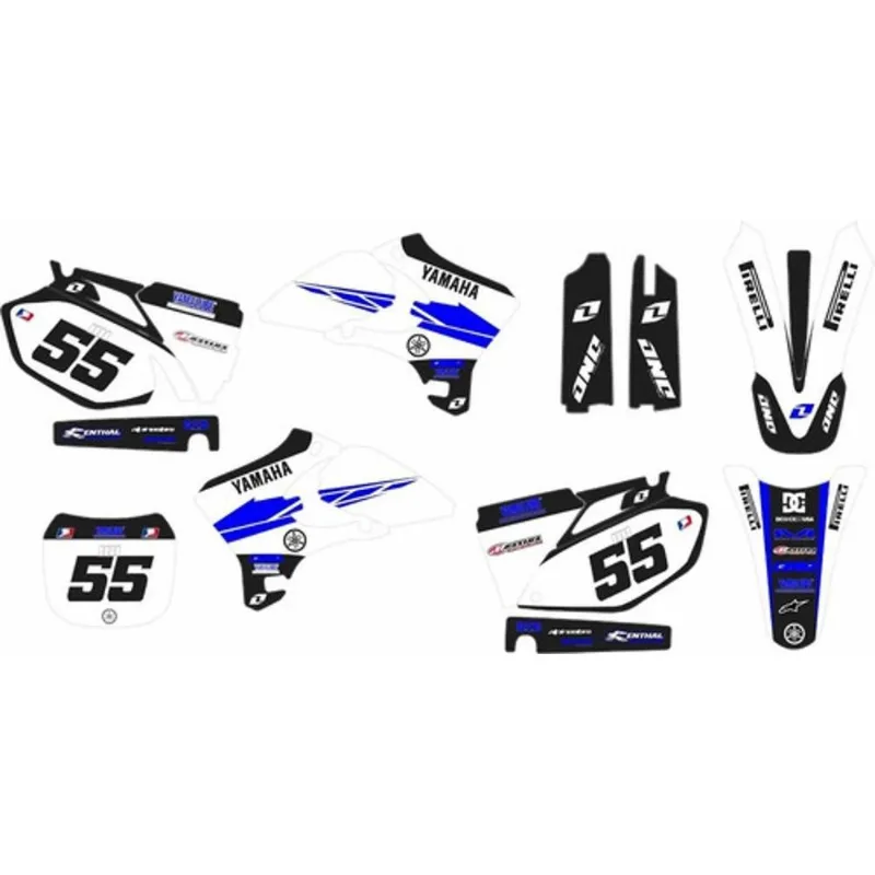 Kit Adesivo Motocross Trilha Yz 450f 250 2003 A 2005 Lm275