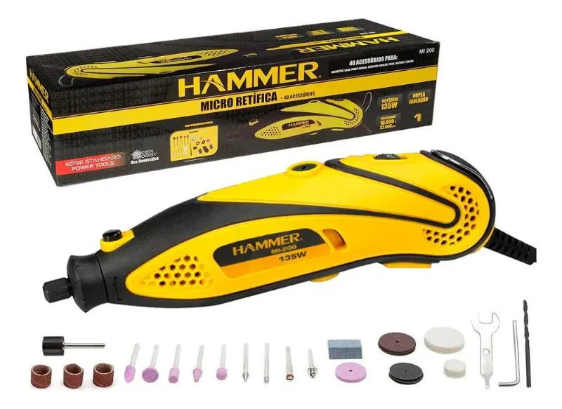 5x Hammer Mi200 Micro Retifica 135w 60hz