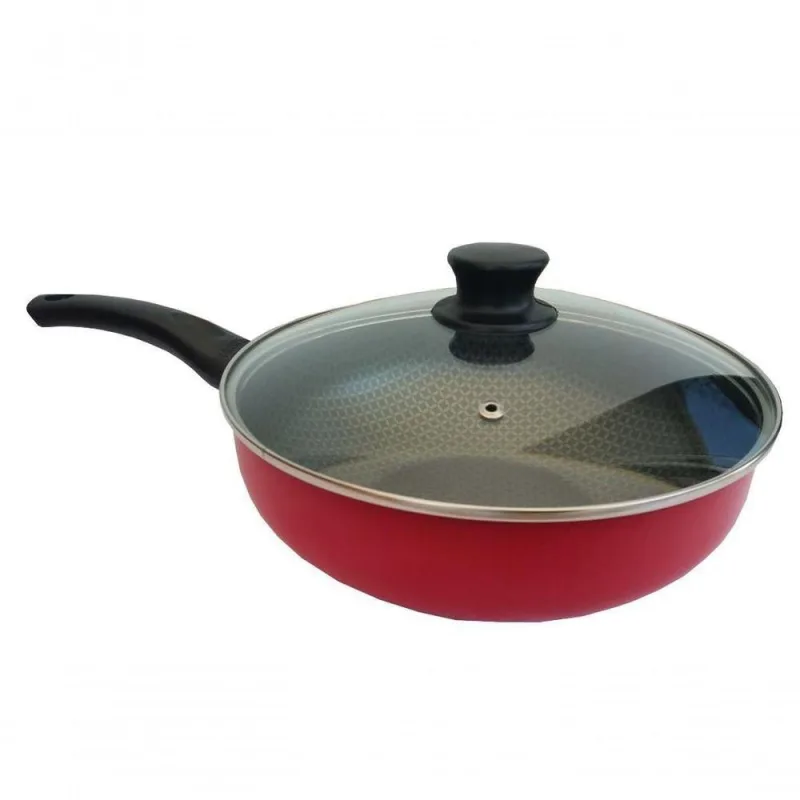 Panela Frigideira Wok Antiaderente Com Tampa 24cm Multiflon - OUTRAS - Utilidades Domesticas