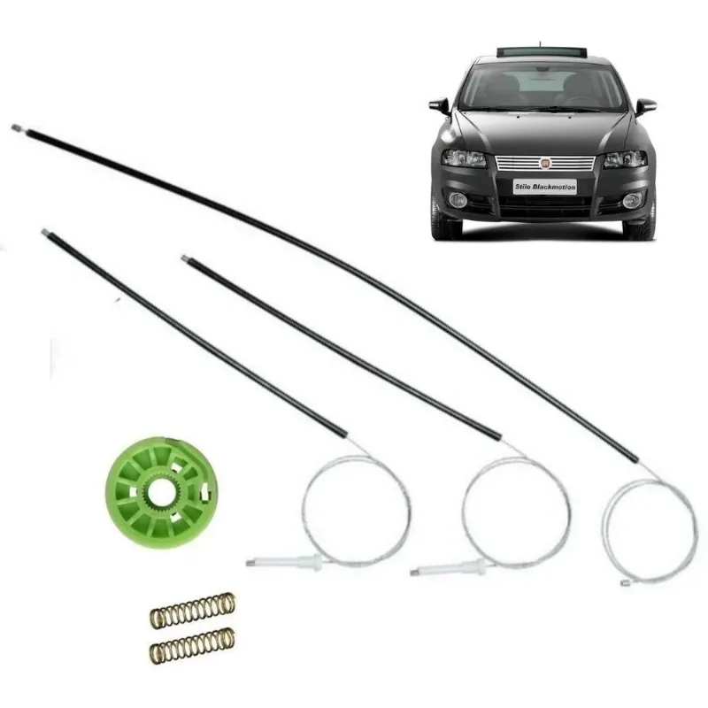 3x Reparo Cabo Maquina De Vidro Eletrico Dianteiro Fiat Stil