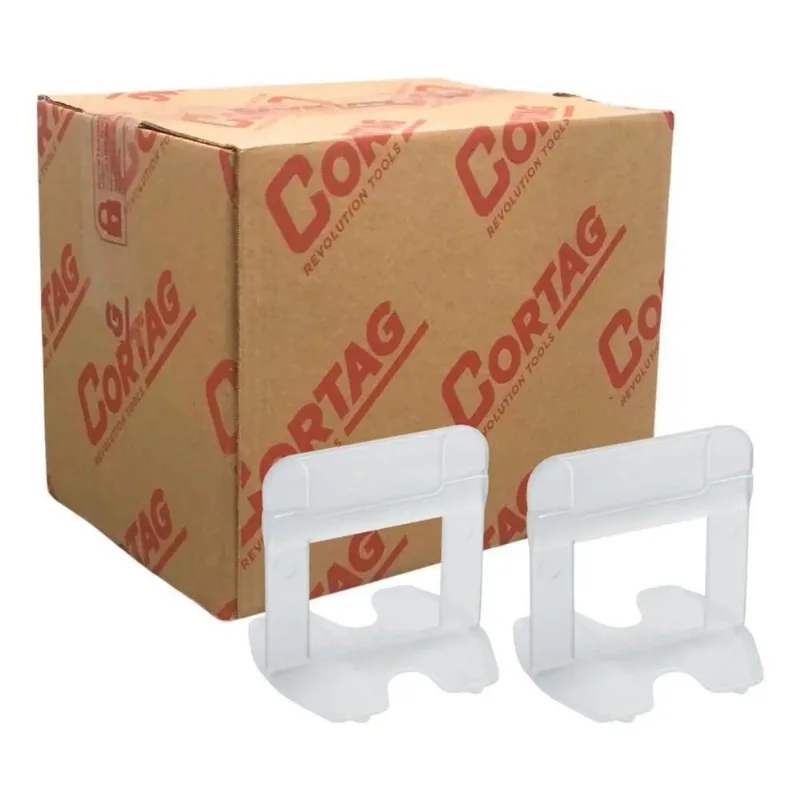 2x Espaçador E Nivelador P/piso 2,0 Mm Com 500 Pçs Smart Cor