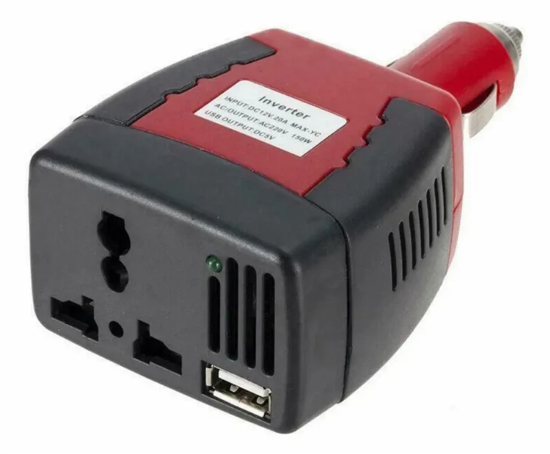 Inversor Conversor Carro Tomada Veicular 150w 12v Para 127v