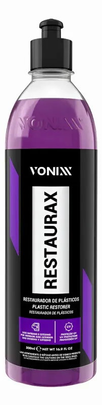 Restaurax Restaurador Revitaliza Roxo Plásticos Vonixx 500 M