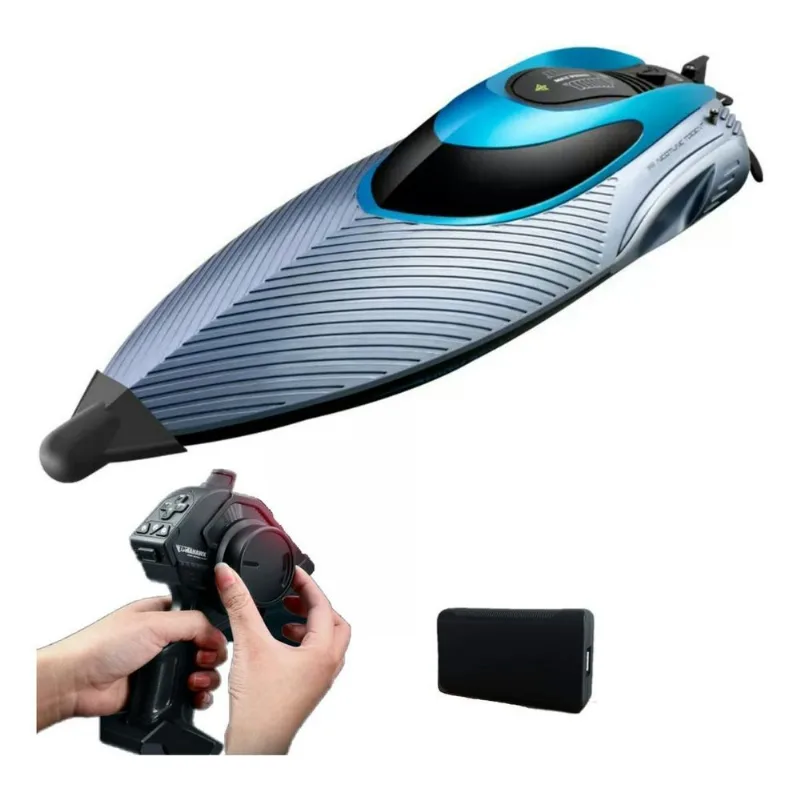 Lancha Barco 45km/h High Speed Ship Controle Remoto 2.4ghz