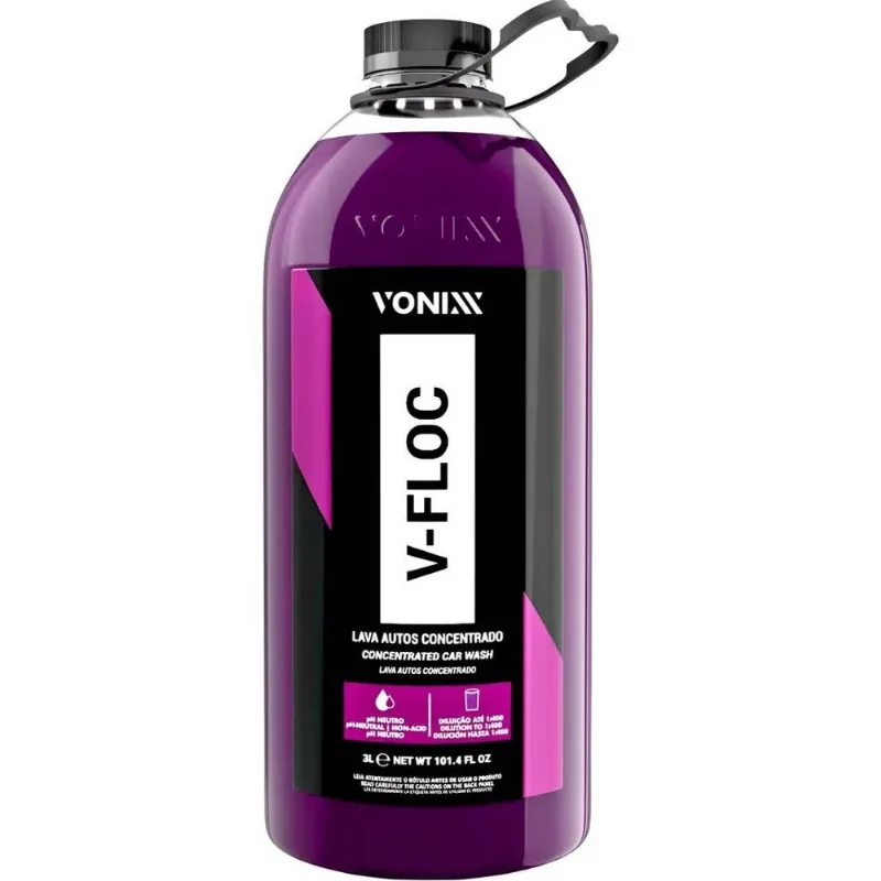 Shampoo Automotivo Lava Auto Concentrado V-floc 3l Vonixx