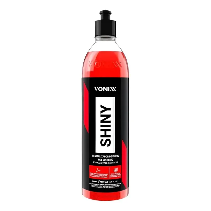Shiny Revitalizador Pneu Pretinho Longa Duração Vonixx 500ml