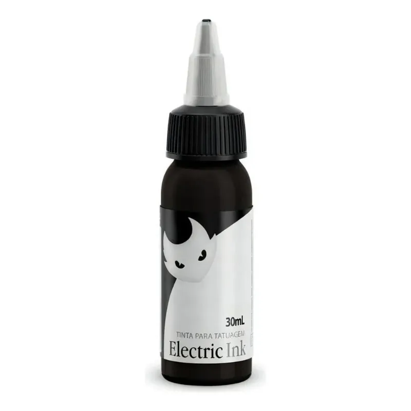 Tinta Tatuagem Tattoo Eletrick Ink Preto Linha 30ml